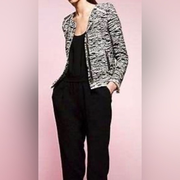 IRO Lizzie Frayed Edge Knit Jacket - Size 40 (US 8) - Picture 1 of 12